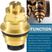 DURAFORCE 12318 Stop-Check Valve Kit for Moen Legend Icon One-Handle Tub & Shower Faucets