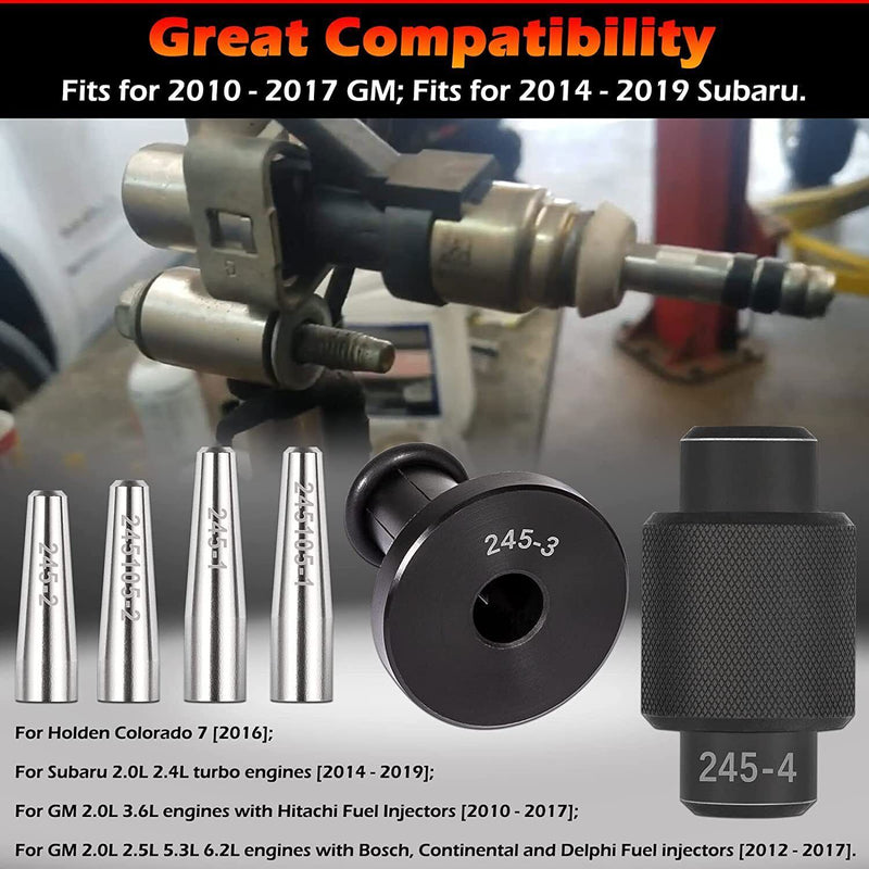 DURAFORCE Fuel Injector Seal Install Tool Kit EN-49245 & EN-51105 For GM 245 Subaru Bosch