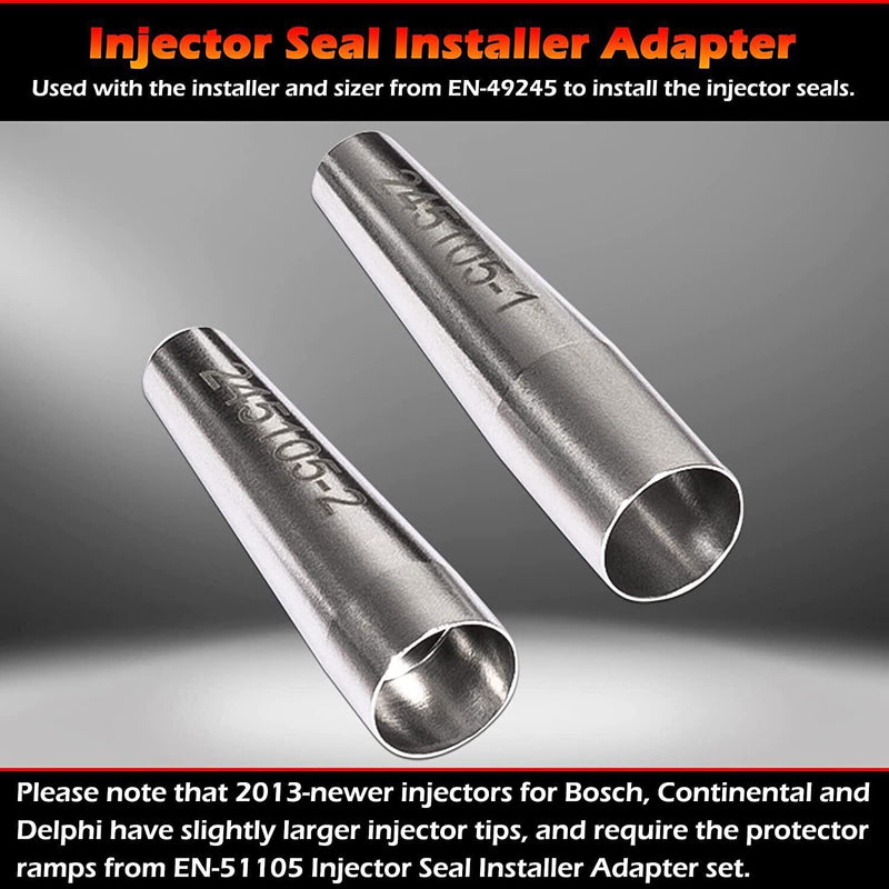 DURAFORCE Fuel Injector Seal Install Tool Kit EN-49245 & EN-51105 For GM 245 Subaru Bosch