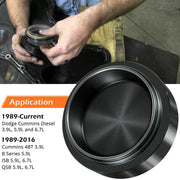 DURAFORCE 1338 Front Crankshaft Seal Installer Tool 3824498 For 3.9/5.9/6.7L Dodge Cummins
