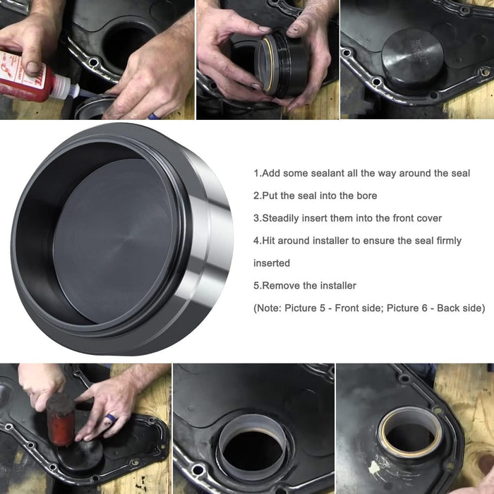 DURAFORCE 1338 Front Crankshaft Seal Installer Tool 3824498 For 3.9/5.9/6.7L Dodge Cummins