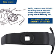DURAFORCE 6599 Fuel Tank Lock Ring Wrench Tool Pump Removal Installer for Dodge Ram Nissan