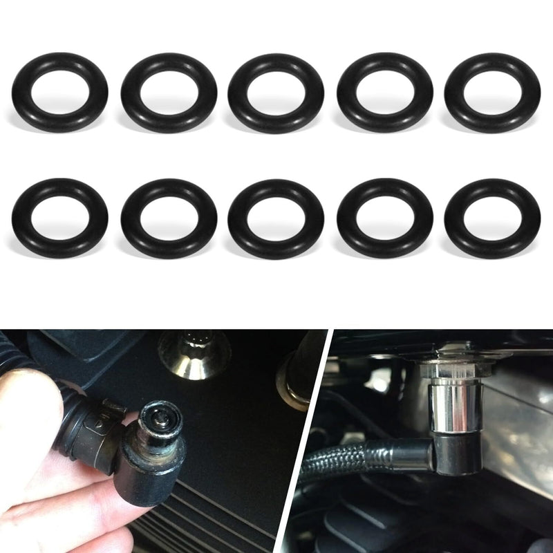 DURAFORCE Fuel Line Male End O-Ring Rebuild Kit MC6005 MC600-5 for Harley Davidson Street