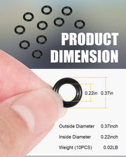 DURAFORCE Fuel Line Male End O-Ring Rebuild Kit MC6005 MC600-5 for Harley Davidson Street