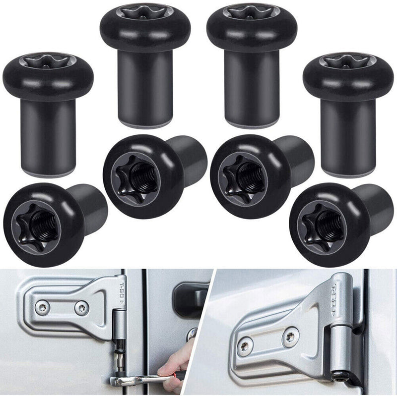 DURAFORCE Door Hinge Nuts For Jeep Wrangler JK JKU JL JLU Gladiator JT 2/4-Door 2007-2021