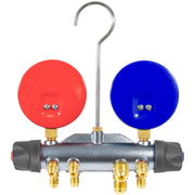 DURAFORCE For Yellow Jacket 4-Valve 49968 Test and Charging Manifold Gauges R-22/404A/410A