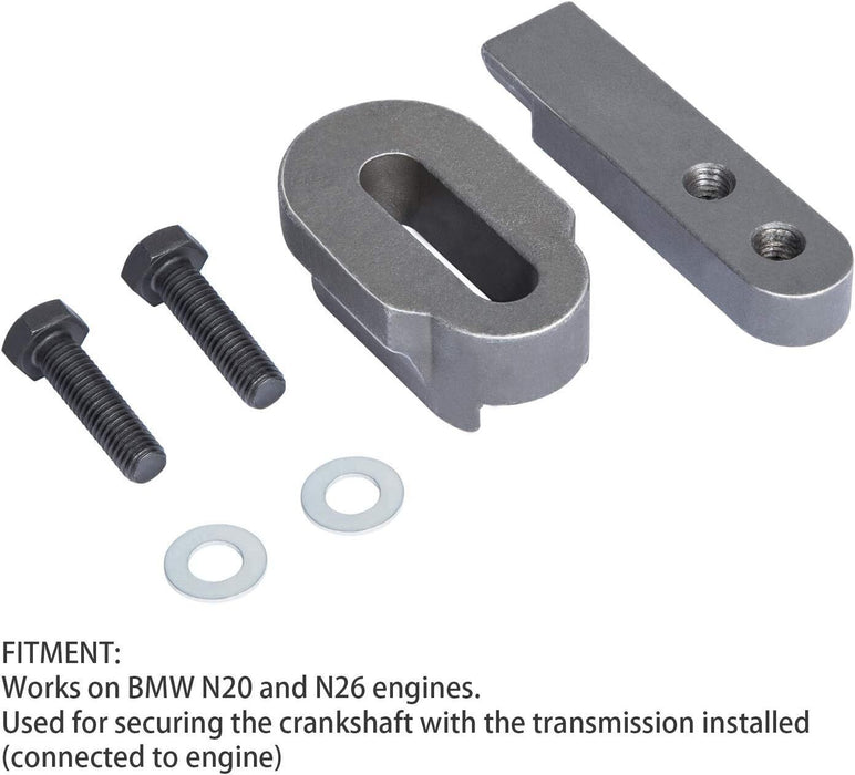 DURAFORCE 2801 Flywheel Holder Flex Plate Lock Timing Chain Tool for BMW N20 N26 Engines