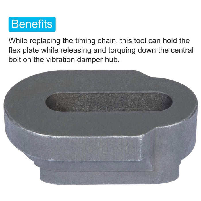 DURAFORCE 2801 Flywheel Holder Flex Plate Lock Timing Chain Tool for BMW N20 N26 Engines