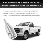 DURAFORCE Powerstroke Fuel Return Line Repair Quick Connector for 17-22 Ford F250-550 6.7L