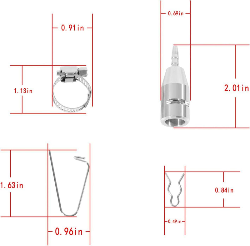 DURAFORCE Powerstroke Fuel Return Line Repair Quick Connector for 17-22 Ford F250-550 6.7L