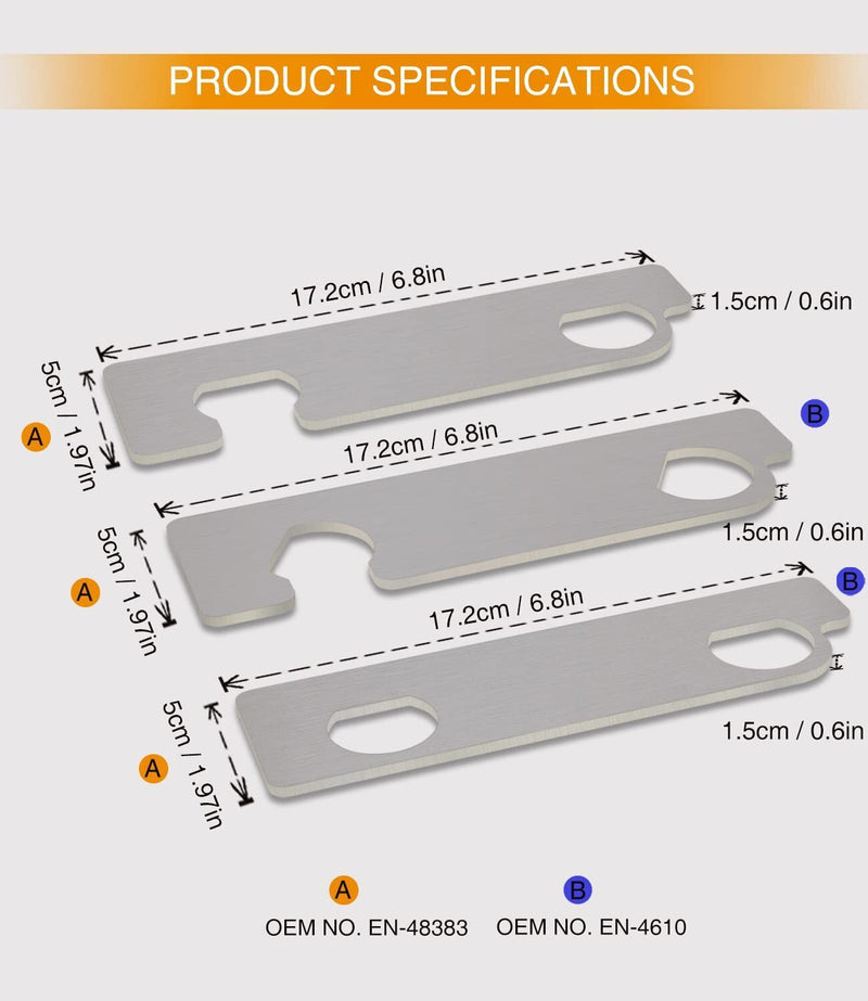 DURAFORCE 3x Camshaft Holding Retaining Tool EN48383 EN46105 for 2.8L 3.0L 3.6L V6 Engine