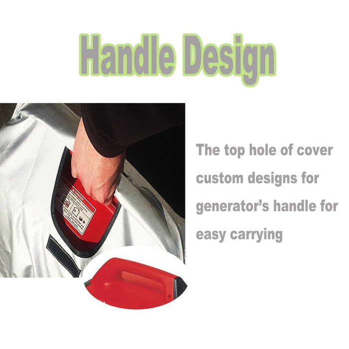 DURAFORCE Generator Waterproof Storage Cover for Honda Generator EU2000i EU2200i