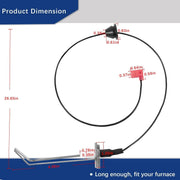 DURAFORCE for Dometic 35100 Atwood Hydro Flame Furnace Electrode Assembly RV Motorhome Kit