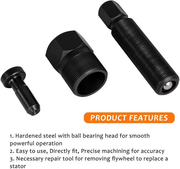 DURAFORCE Flywheel Puller Flywheel Removal Tool 1.5" x16 For Mercury & Yamaha Outboard