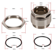 DURAFORCE Rear Axle Lock Jam Sleeve Nut Clip for Honda TRX400EX 400EX 400 400X 450R 450