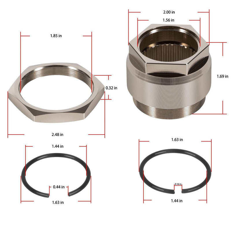 DURAFORCE Rear Axle Lock Jam Sleeve Nut Clip for Honda TRX400EX 400EX 400 400X 450R 450