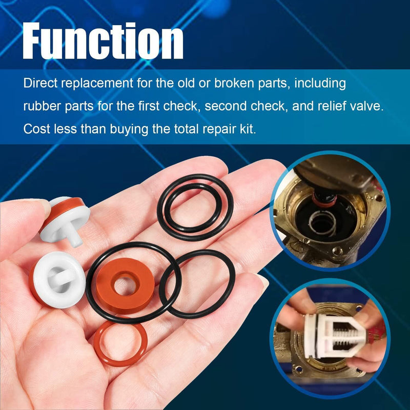 DURAFORCE For Watts 1/4" 3/8" 1/2" 009 LF009 RK-009-RT Complete Rubber Repair Kit 0887297