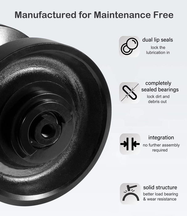 DURAFORCE Track Roller Fits Takeuchi TL130 TL130 TL230 TL230 TL8 fits Gehl fits Mustang