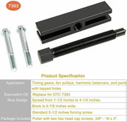 DURAFORCE 522 Large Gear and Pulley Puller Replace OTC 522 & 7393 Tapped Holes (2 Pack)