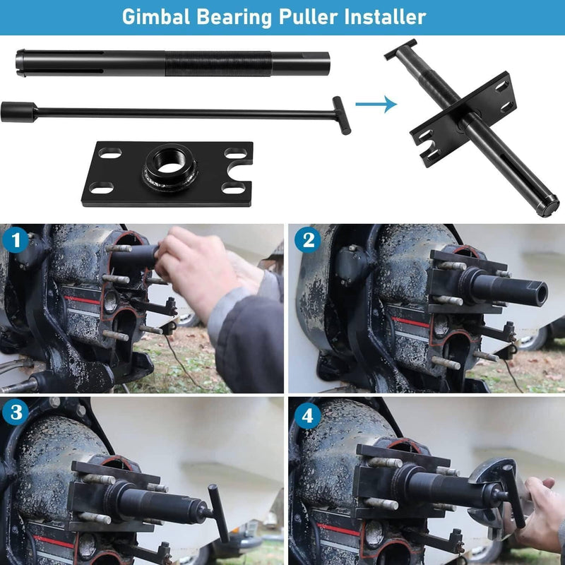 DURAFORCE Gimbal Bearing Puller & Alignment Tool For Mercruiser Alpha Bravo MR OMC & Volvo