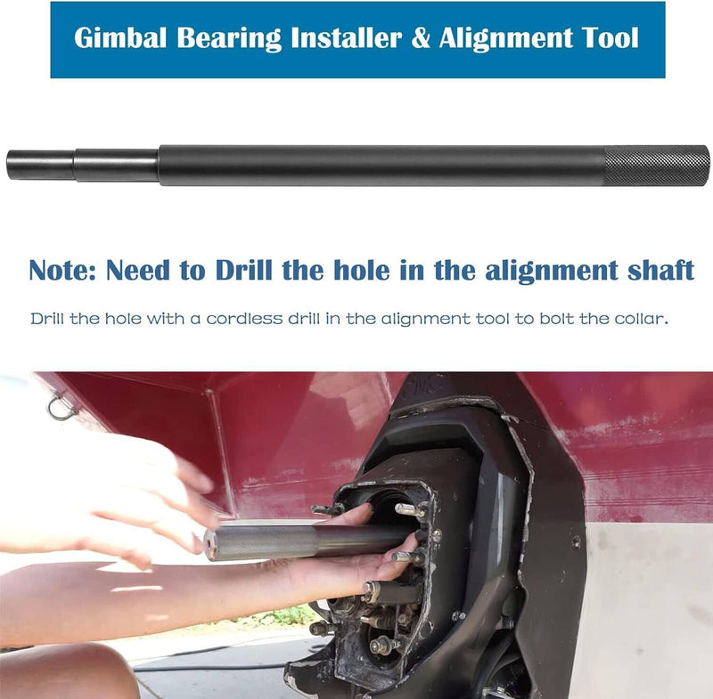 DURAFORCE Gimbal Bearing Puller & Alignment Tool For Mercruiser Alpha Bravo MR OMC & Volvo