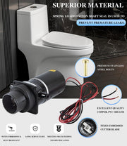 DURAFORCE 37041-0010 Motor Pump Assembly 12V for Jabsco 74001-2460 Marine Electric Toilet