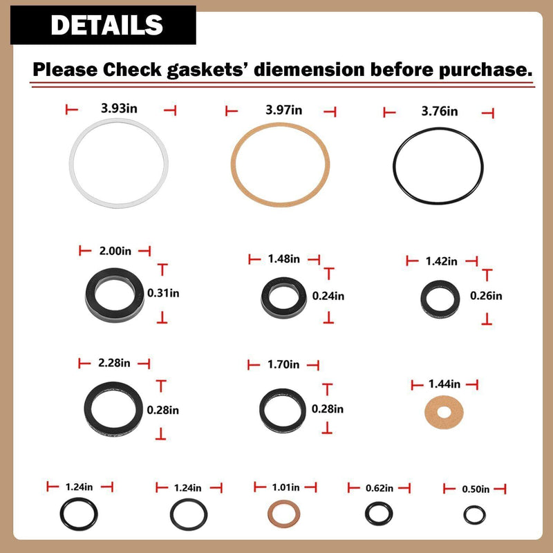DURAFORCE Floor Jack Replacement Seal Repair Rebuild Kit For 1789 High Lift Transmission