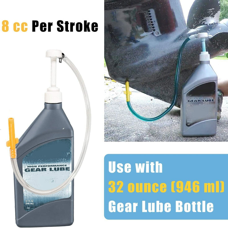 DURAFORCE Lower Unit Gear Lube Pump for Standard Quart Bottle All Mercury Mariner Outboard