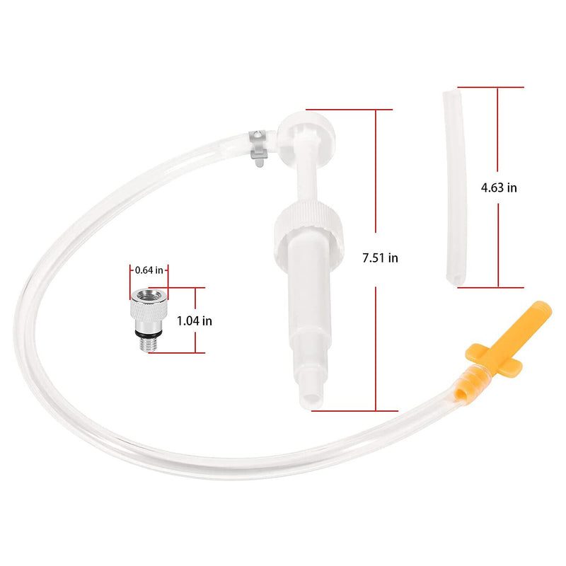 DURAFORCE Lower Unit Gear Lube Pump for Standard Quart Bottle All Mercury Mariner Outboard