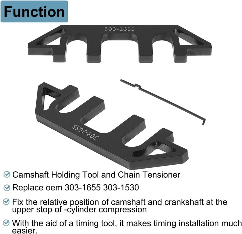 DURAFORCE 303-1655 Camshaft Holding Alignment Timing Tool for Ford 3.5L Upgraded EcoBoost
