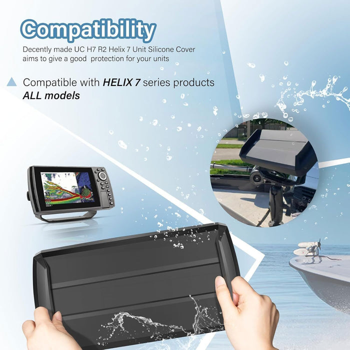 DURAFORCE 780044-1 UC H7 R2 Helix 7 Unit Cover Silicone for Humminbird Helix with 7 Series
