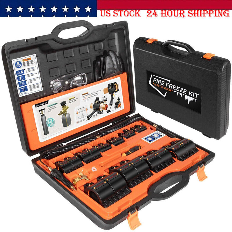 DURAFORCE CST2 General Cold-Shot Pipe Freeze Kit, Small, Black and Orange