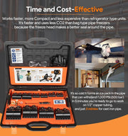 DURAFORCE CST2 General Cold-Shot Pipe Freeze Kit, Small, Black and Orange
