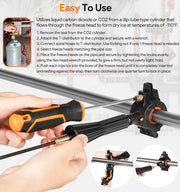 DURAFORCE CST2 General Cold-Shot Pipe Freeze Kit, Small, Black and Orange