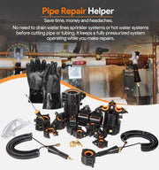 DURAFORCE CST2 General Cold-Shot Pipe Freeze Kit, Small, Black and Orange