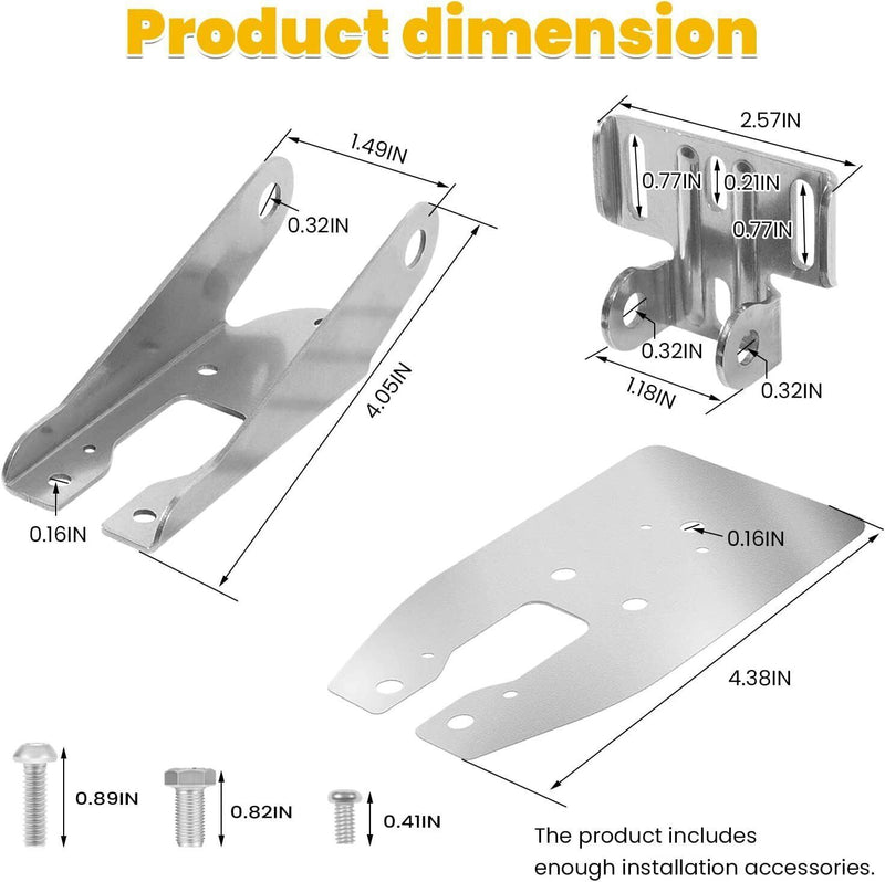 DURAFORCE for Garmin Heavy-Duty HD Transom Mount Bracket with Spray Sheild 010-12006-11