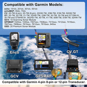 DURAFORCE for Garmin Heavy-Duty HD Transom Mount Bracket with Spray Sheild 010-12006-11