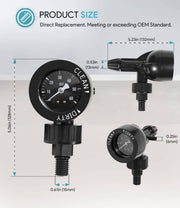DURAFORCE For Jandy Pool Filter Pressure Gauge & Air Relief R0357200 Replacement part