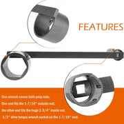 DURAFORCE For MerCruiser Bravo 3 III Propeller Wrench 8M0129074 Steel Dual Hex Prop Wrench