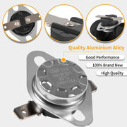 DURAFORCE 37022 Limit Switch For Atwood RV Furnaces, 85-III, 85-IV, 1522, 8525, 8531-190℉