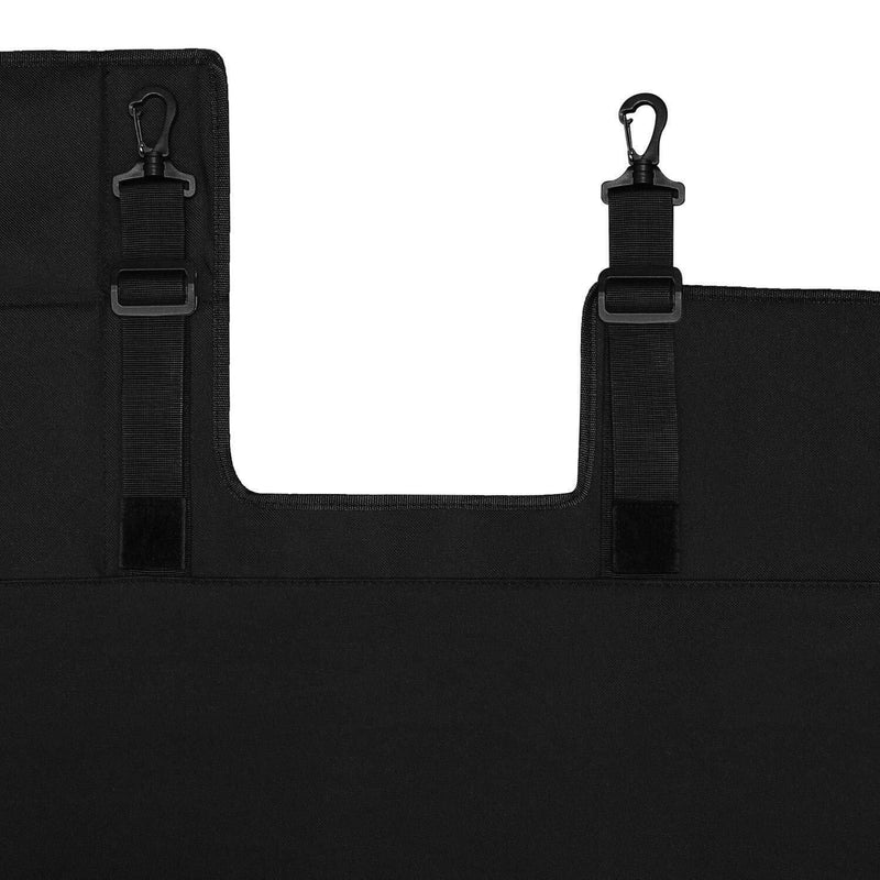 DURAFORCE Cargo Cover Foldable Rear Trunk Organizer Shade for Jeep Wrangler JL 2018~2020