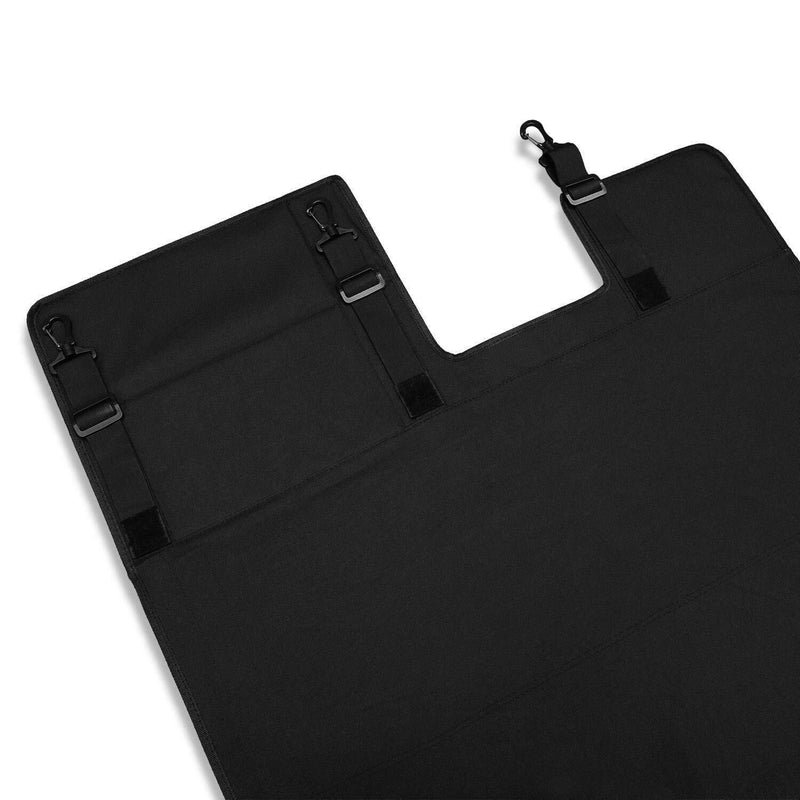DURAFORCE Cargo Cover Foldable Rear Trunk Organizer Shade for Jeep Wrangler JL 2018~2020
