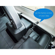 DURAFORCE Cargo Cover Foldable Rear Trunk Organizer Shade for Jeep Wrangler JL 2018~2020