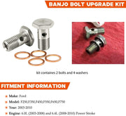 DURAFORCE For Ford Powerstroke 6.0 6.4L Diesel Fuel Banjo Bolt Ultra High Flow Upgrade