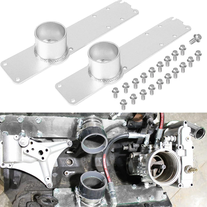 DURAFORCE For 1996-2003 Ford 7.3L Intake Manifold with Powerstroke Plenum Bolt Aluminum 3"