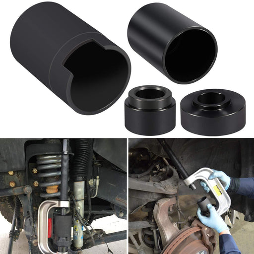 DURAFORCE 4Pcs Ball Joint Service Adapter Removal Installer Tool Kit for Jeep & Dodge Ram