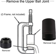 DURAFORCE 4Pcs Ball Joint Service Adapter Removal Installer Tool Kit for Jeep & Dodge Ram