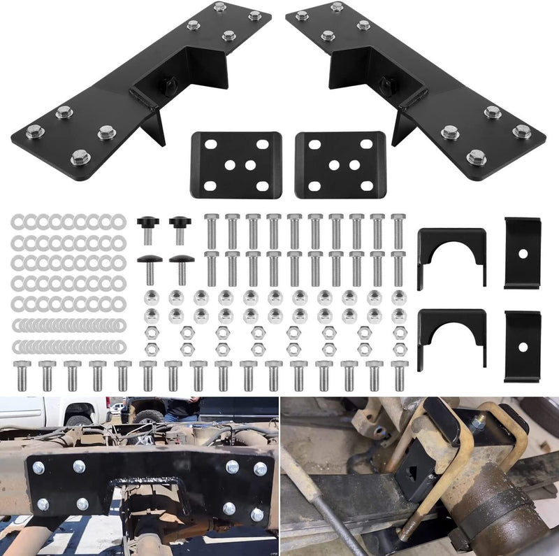 DURAFORCE C-Notch Rear Support & 6" Drop Flip Kit for 99-07 Chevy Silverado C1500 GMC Sier