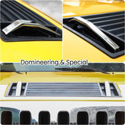 DURAFORCE Chrome Hood Exterior Door Handles Trim Accessories for Hummer H2 2003-2009 SUT