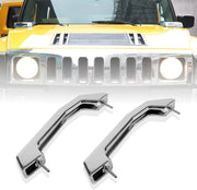 DURAFORCE Chrome Hood Exterior Door Handles Trim Accessories for Hummer H2 2003-2009 SUT
